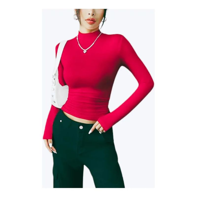 MPROPIA - Camiseta Mujer Juvenil Beatle. Manga Larga Colores 553