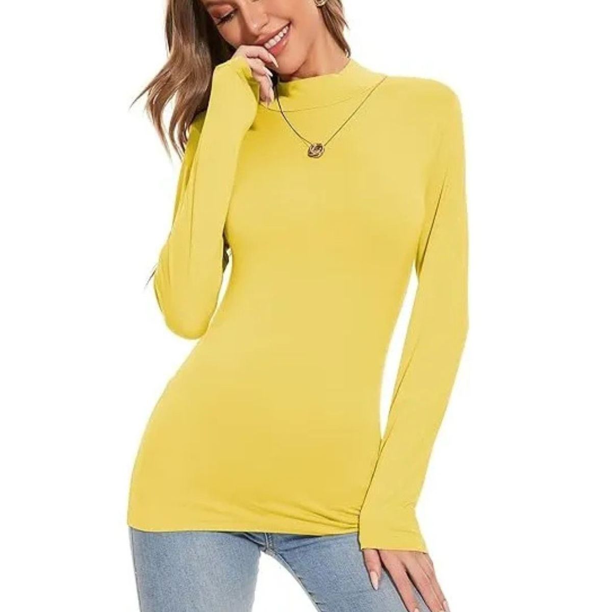 LOOK SHOP - Camiseta Mujer Juvenil Beatle. Manga Larga Colores 553