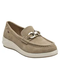16 HRS - Mocasin Mujer Casual Beige