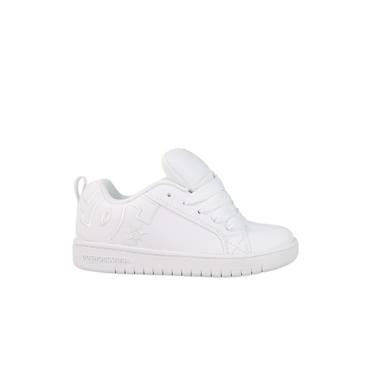 DC SHOES - Zapatilla  Junior Dc Court Graffik Blanco