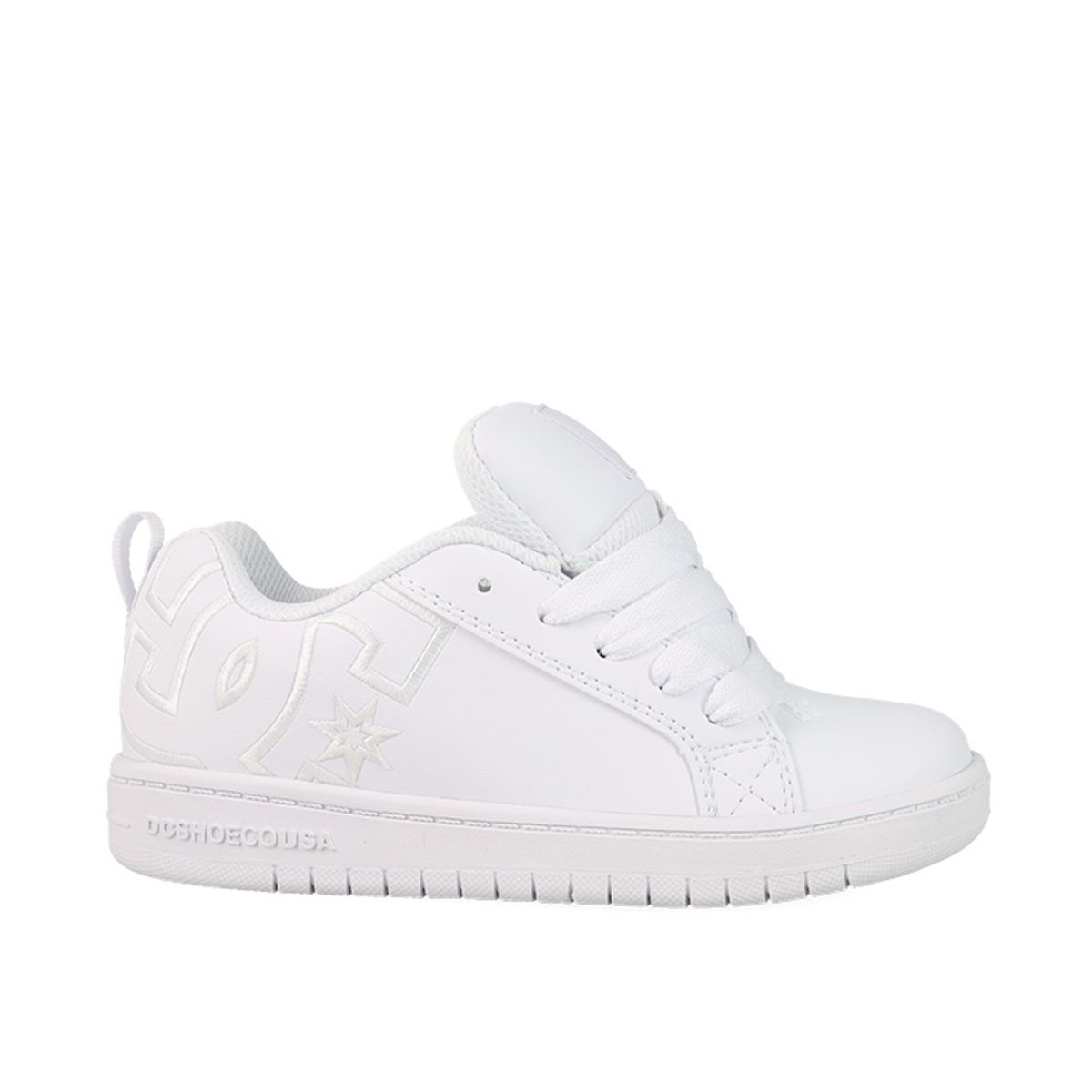 DC SHOES - Zapatilla  Junior Dc Court Graffik Blanco