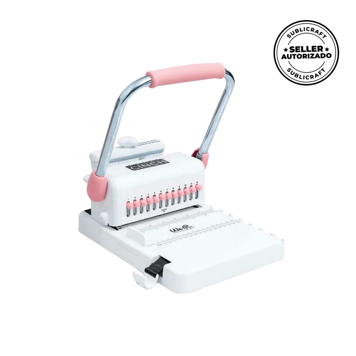 AMERICAN CRAFTS - Kit Cinch Rosa + Alisador + Perforadora SF06