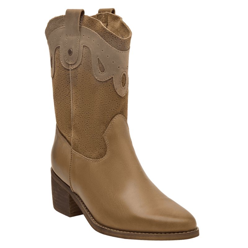 POLLINI - Botín Mujer Casual Marrón claro Pollini