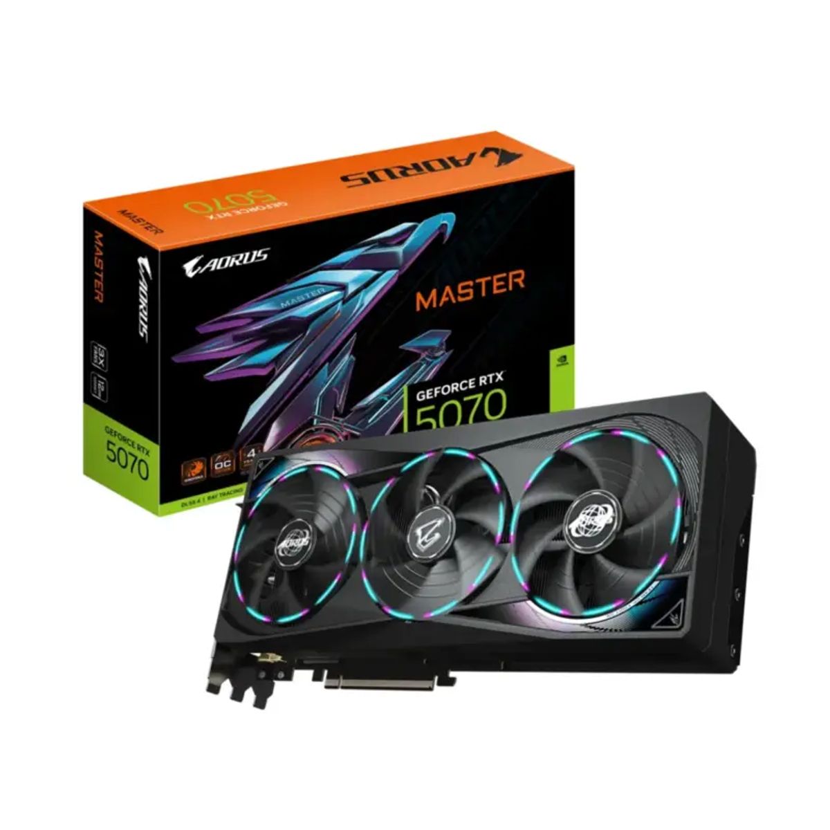 AORUS - Tarjeta de Video Aorus RTX 5070 Master 12GB GDDR7 PciE-5
