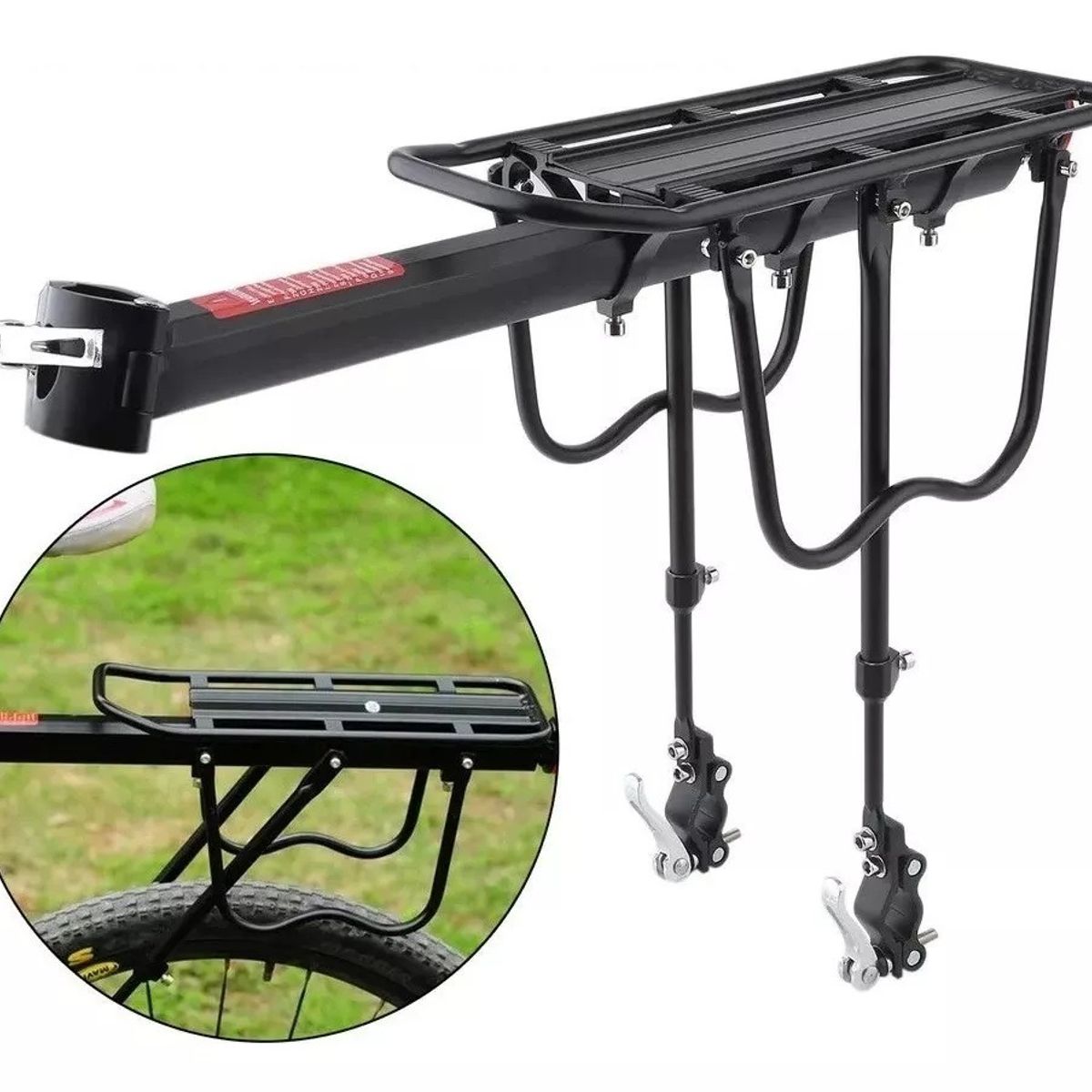 ARCA SHOPPING - Parrilla De Bicicleta Porta Alforja Para Bicicletas Parrilla