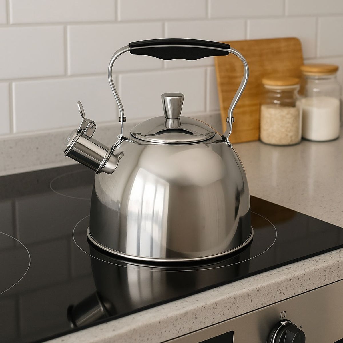 KITCHENWARE - TETERA DE ACERO INOXIDABLE OSLO PLATEADA 3LT