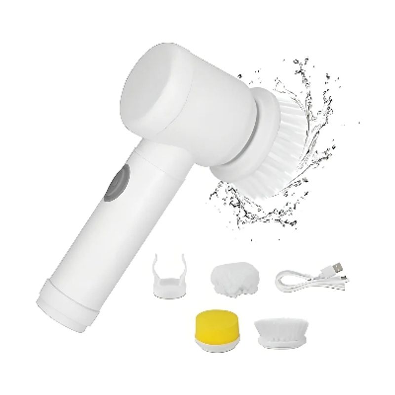 GENERICO - Cepillo De Limpieza Electrico Limpiador Cocina Lavaloza 5 en1