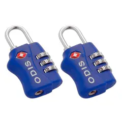 ODIS - Pack 2 Candados TSA 33ml Azul