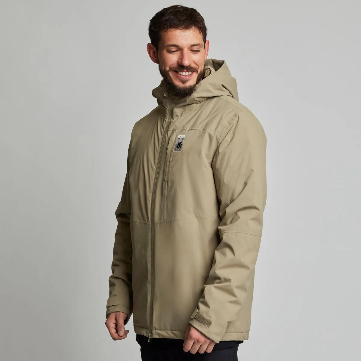 SPYDER - Chaqueta Outdoor Hombre Spyder Rain Thermal Jacket Beige