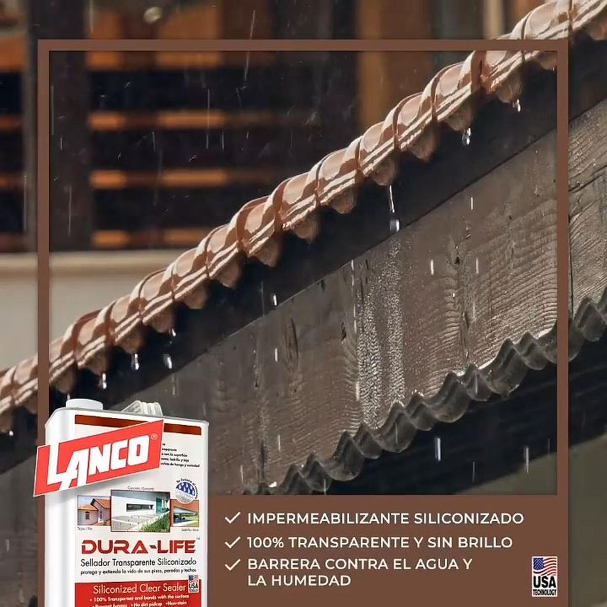 LANCO - Sellador Impermeabilizante Transparente Dura Life 1GL Lanco