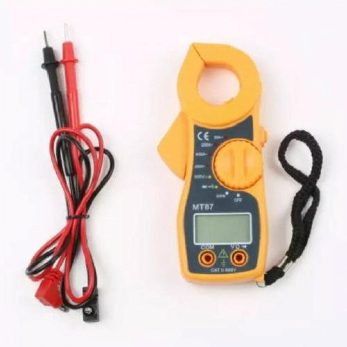 GENERICO - Amperimetro Multimetro Tester Tenaza Rango Automático