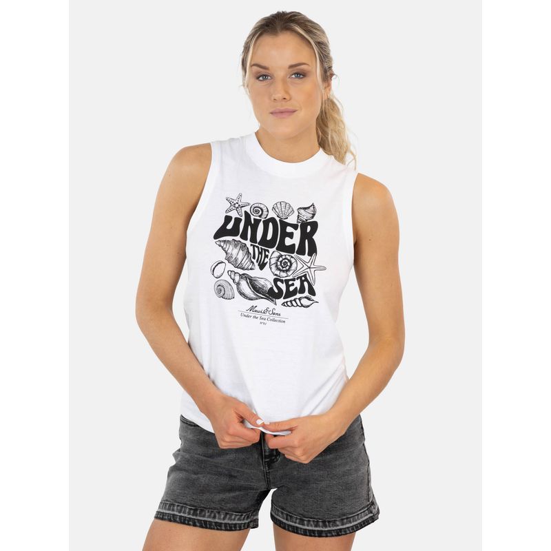 MAUI AND SONS - Polera SM Naia Blanco Mujer Maui And Sons - Blanco