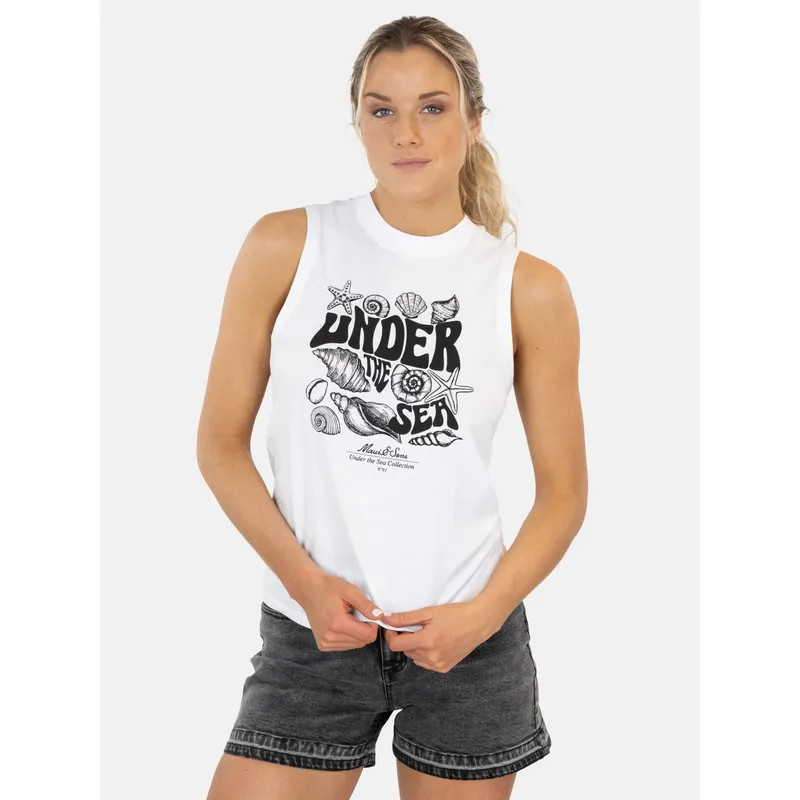 MAUI AND SONS - Polera SM Naia Blanco Mujer Maui And Sons - Blanco