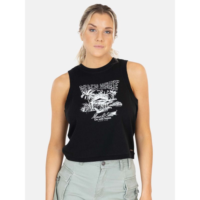 MAUI AND SONS - Polera SM Malu Negro Mujer Maui And Sons - Negro