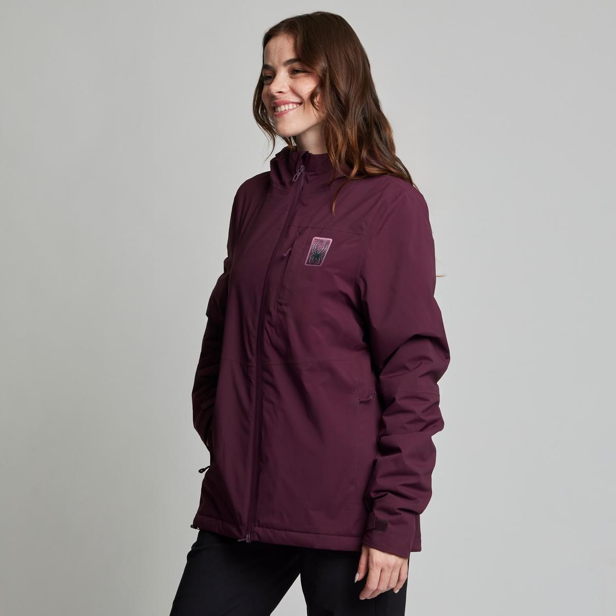 SPYDER - Chaqueta Mujer Spyder Rain Thermal Jacket Morada