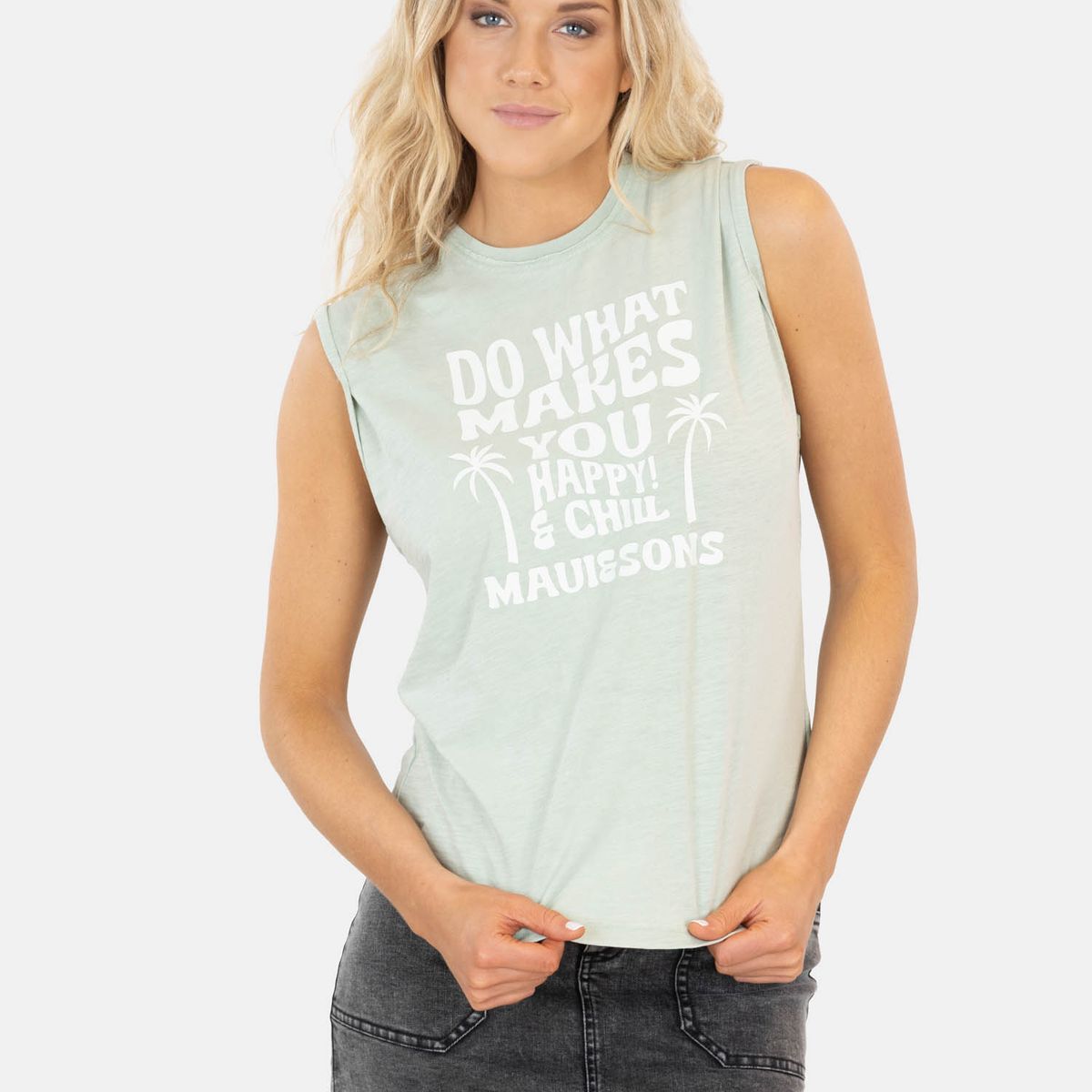 MAUI AND SONS - Polera SM Raiki Verde Mujer Maui And Sons - Verde