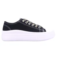 Zapatilla Mujer Negro Urbano Clu-10