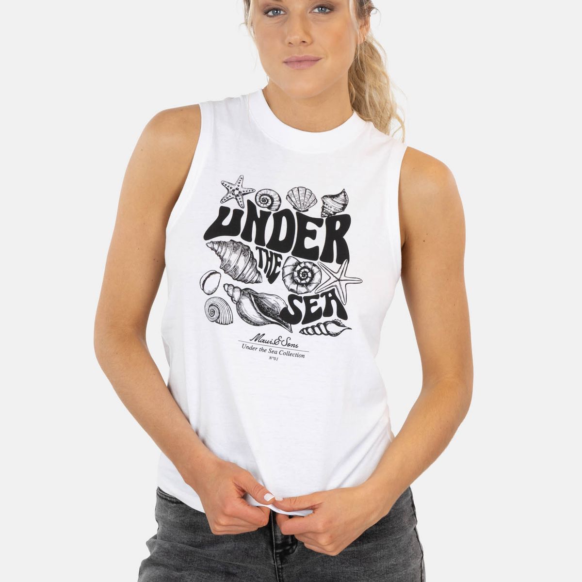 MAUI AND SONS - Polera SM Naia Blanco Mujer Maui And Sons - Blanco