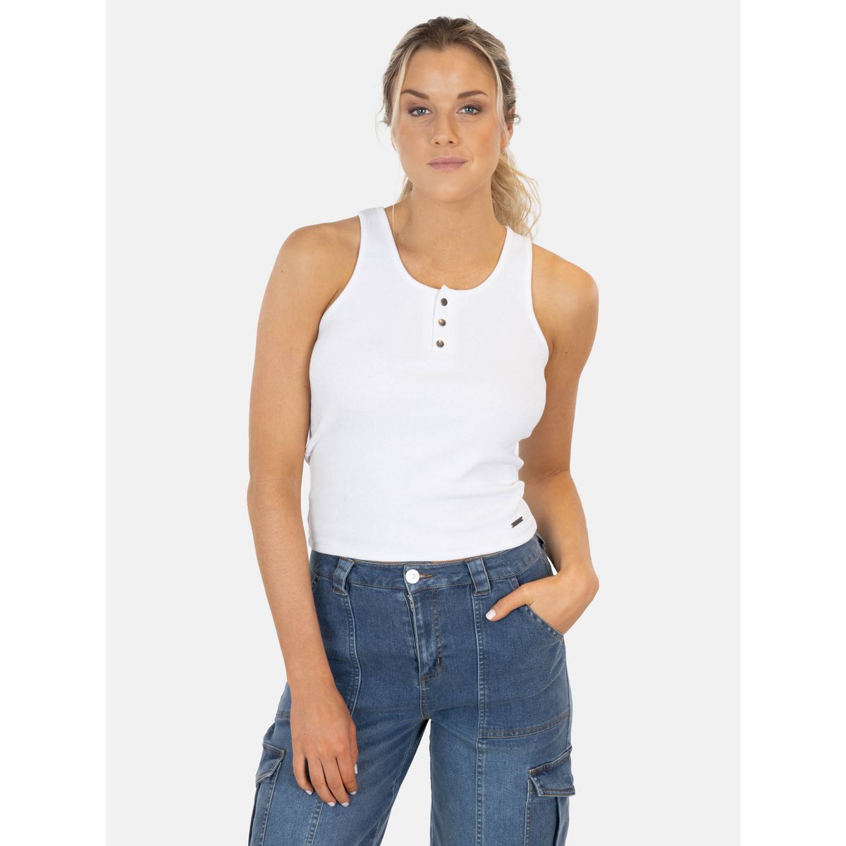 MAUI AND SONS - Polera SM Akea Blanco Mujer Maui And Sons - Blanco