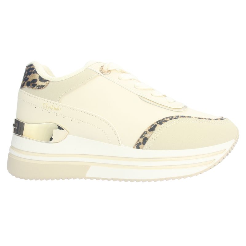 CHALADA - Zapatilla Mujer Beige Urbano Chalada Valka-2