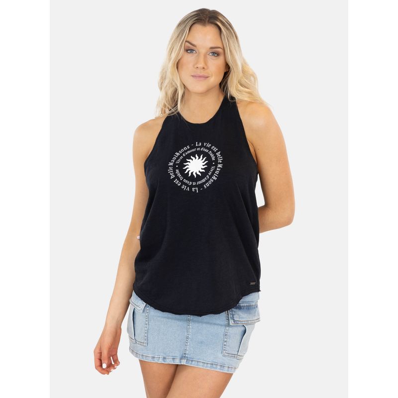 MAUI AND SONS - Polera SM Zira Negro Mujer Maui And Sons - Negro