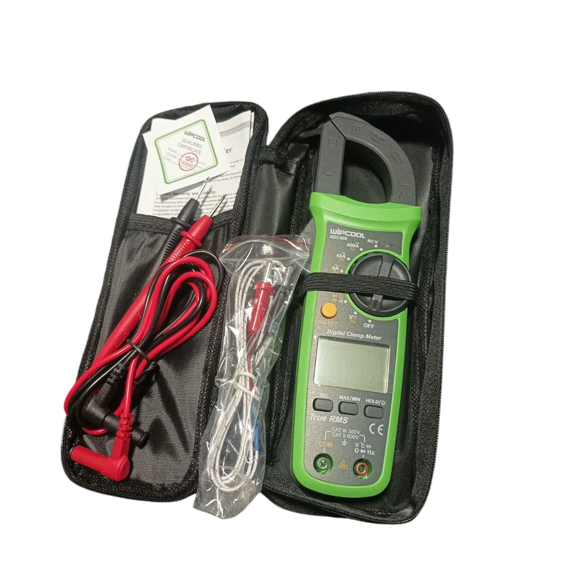 GENERICO - Amperimetro Wipcool Multimetro Tester Tenaza Rango Automático