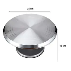 GENERICO - Base Torta Plato Giratorio Para Tortas Base De Torta 35cm