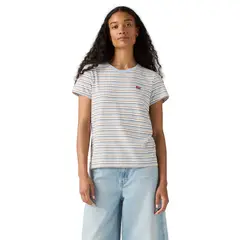 LEVIS - Polera Mujer Perfect Tee Celeste