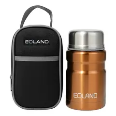 GENERICO - Termo Comida Colacion 800ml Acero Inoxidable Bolso Cuchara