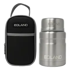 GENERICO - Termo Comida Colacion 800ml Acero Inoxidable Bolso Cuchara