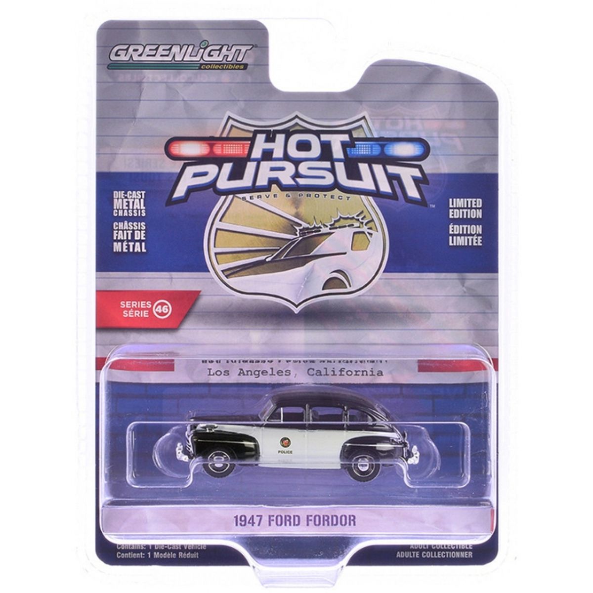 GREENLIGHT - GREENLIGHT 43040A 1-64 HOT PURSUIT SERIES 46 1947 FORD
