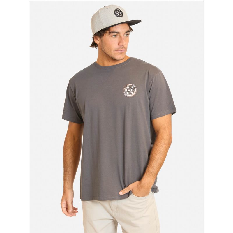 MAUI AND SONS - Polera MC Rexoloft Gris Hombre Maui And Sons - Gris