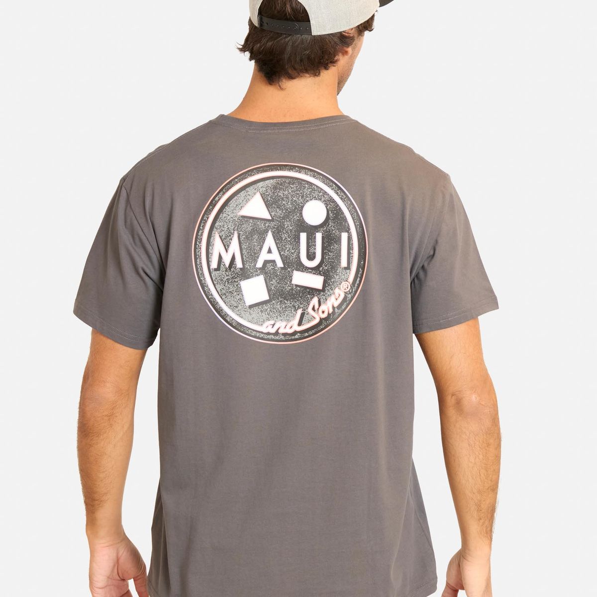 MAUI AND SONS - Polera MC Rexoloft Gris Hombre Maui And Sons - Gris