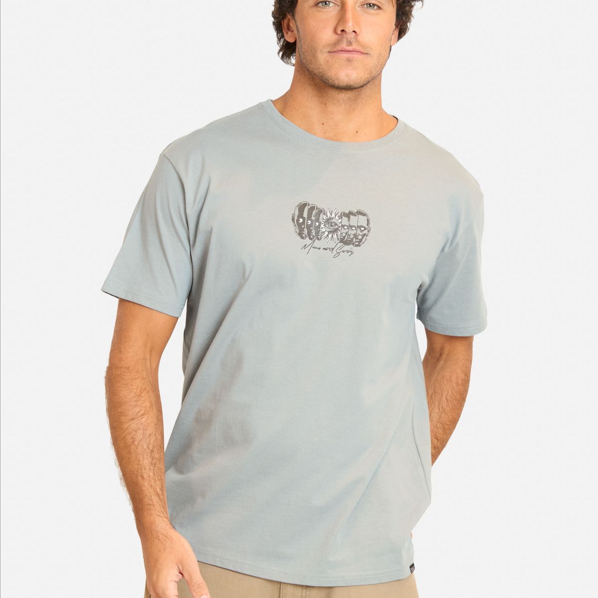 MAUI AND SONS - Polera MC Giye Gris Hombre Maui And Sons - Gris