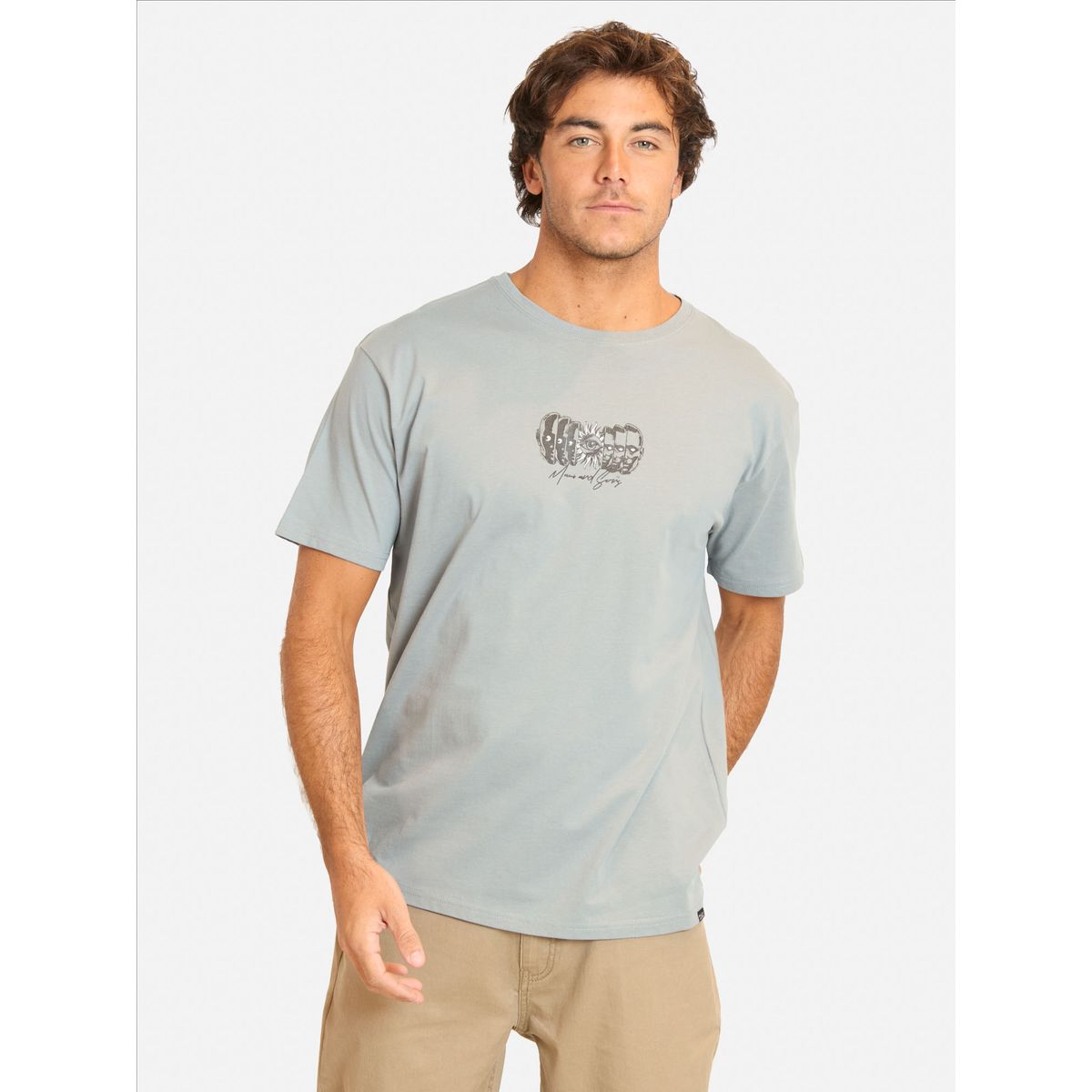 MAUI AND SONS - Polera MC Giye Gris Hombre Maui And Sons - Gris