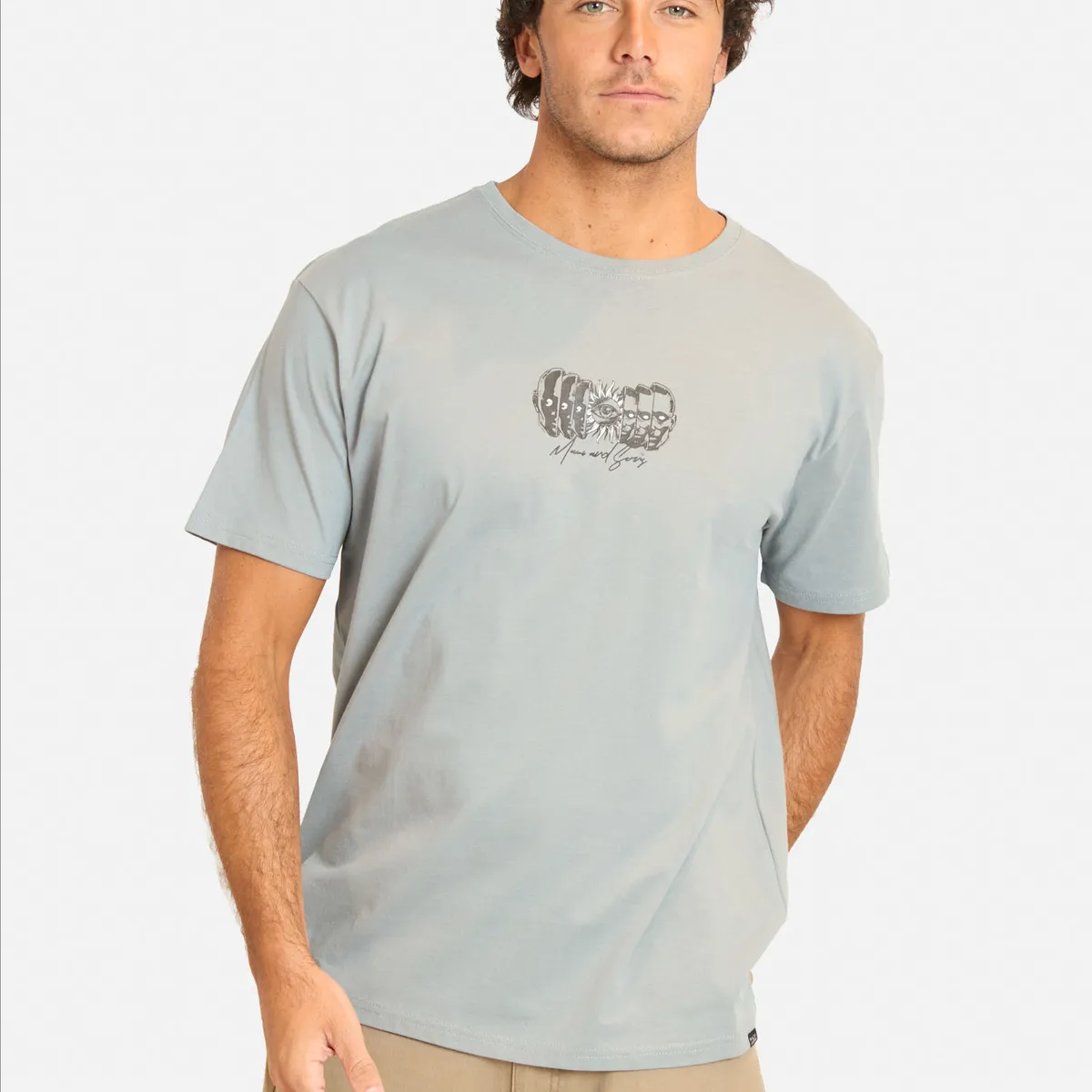 MAUI AND SONS - Polera MC Giye Gris Hombre Maui And Sons - Gris