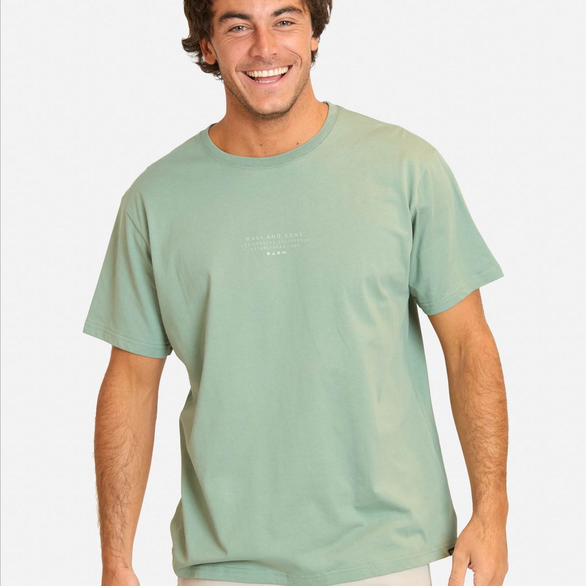 MAUI AND SONS - Polera MC Yanishi Verde Hombre Maui And Sons - Verde