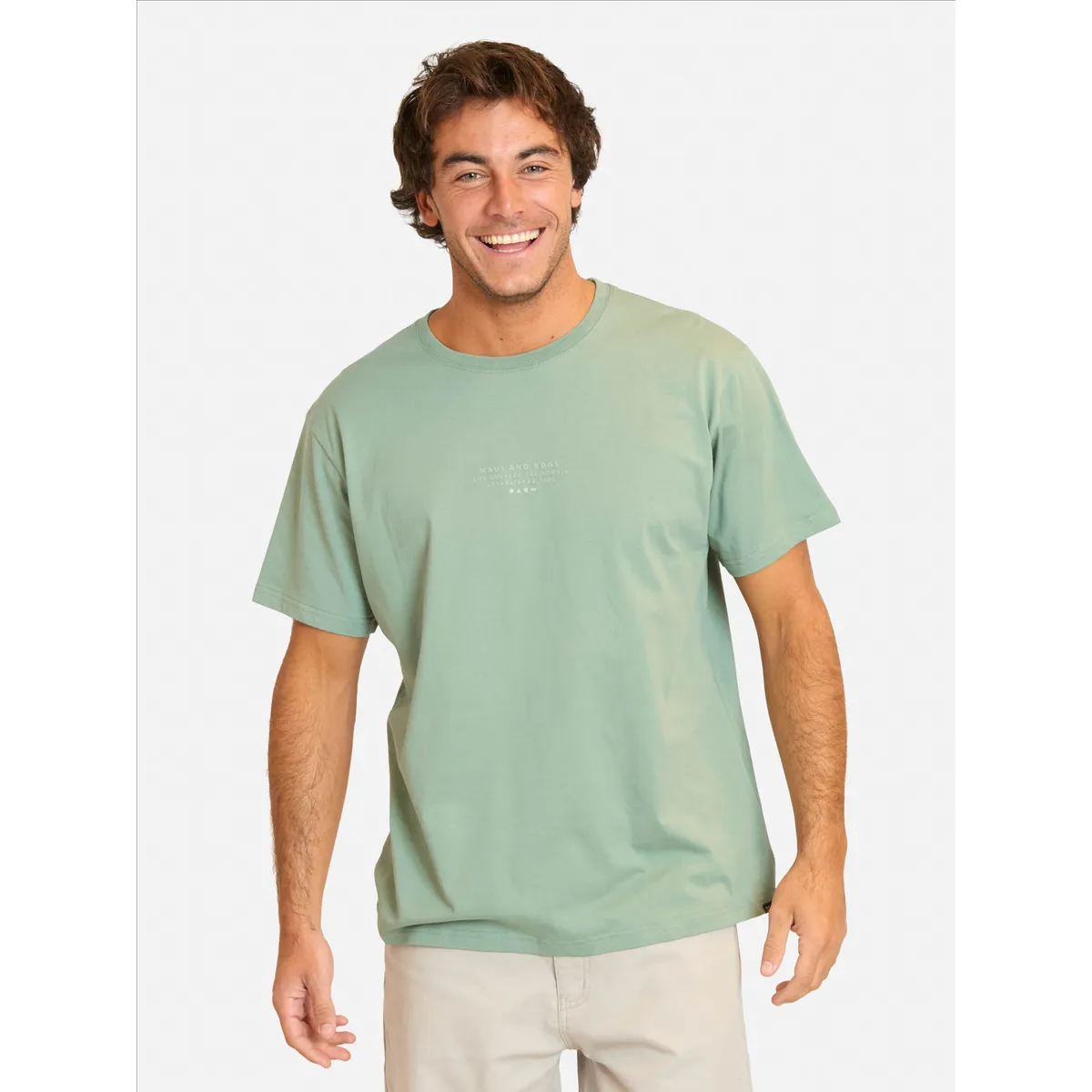 MAUI AND SONS - Polera MC Yanishi Verde Hombre Maui And Sons - Verde