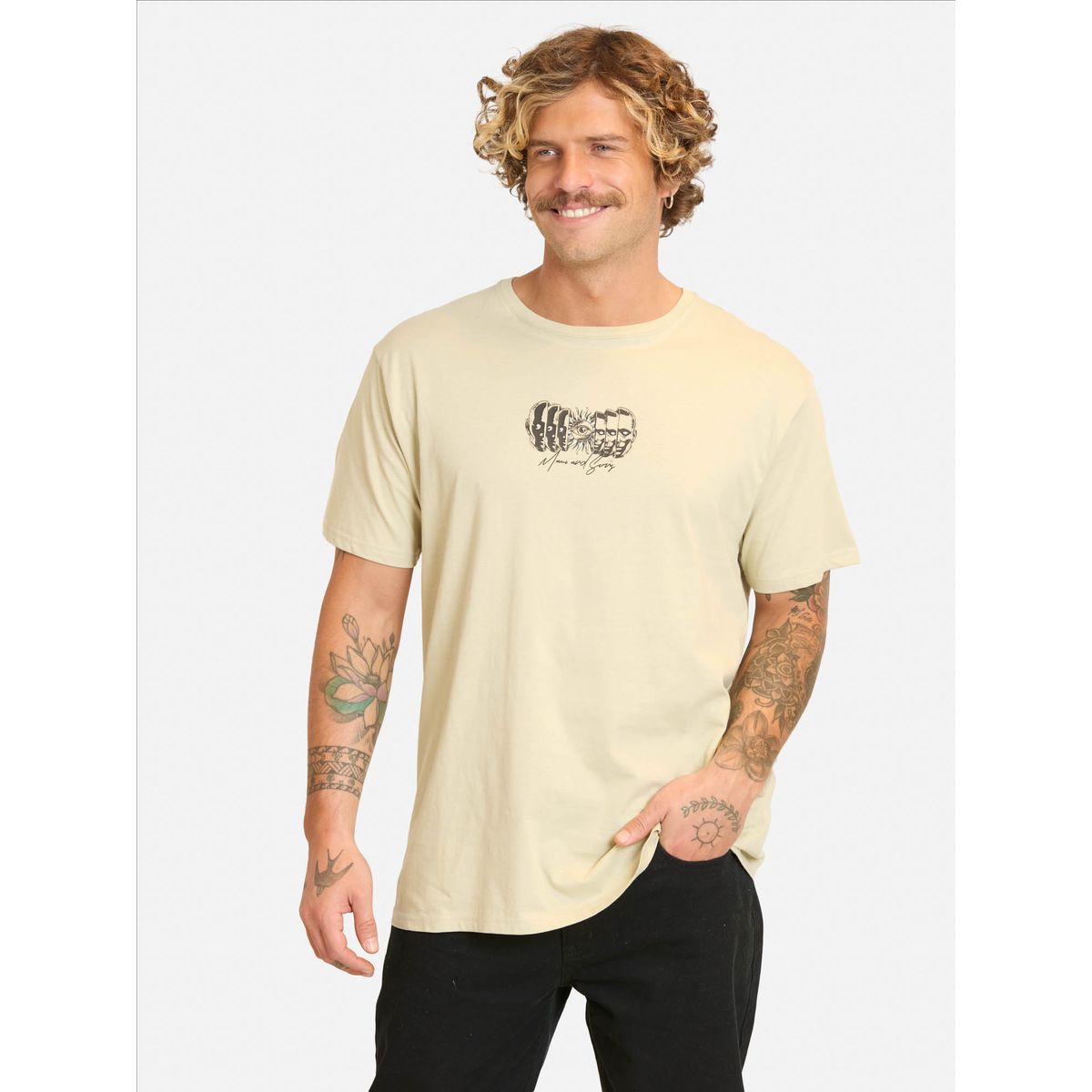 MAUI AND SONS - Polera MC Giye Beige Hombre Maui And Sons - Beige