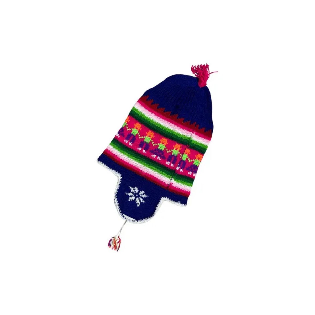 GENERICO - Gorro Chullo Lana De Alpaca Unisex