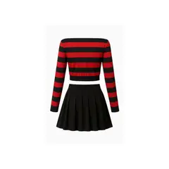 GENERICO - Disfraz Chica Freddy Krueger Mujer Cosplay