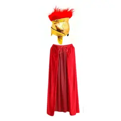GENERICO - Set Disfraz Gladiador Soldado Romano Gorro + Capa