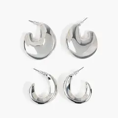 LOUNGE - Set Aros Mujer Argollas Gruesas