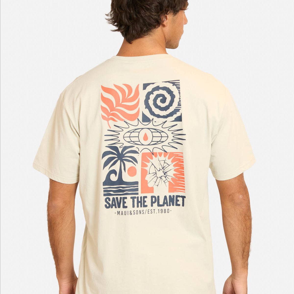 MAUI AND SONS - Polera MC Faruk Beige Hombre Maui And Sons - Beige