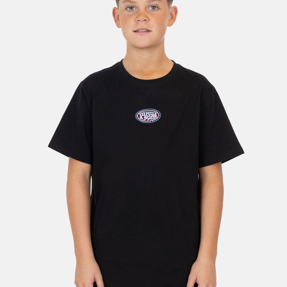 MAUI AND SONS - Polera MC Salpika Negro Infantil Maui And Sons - Negro