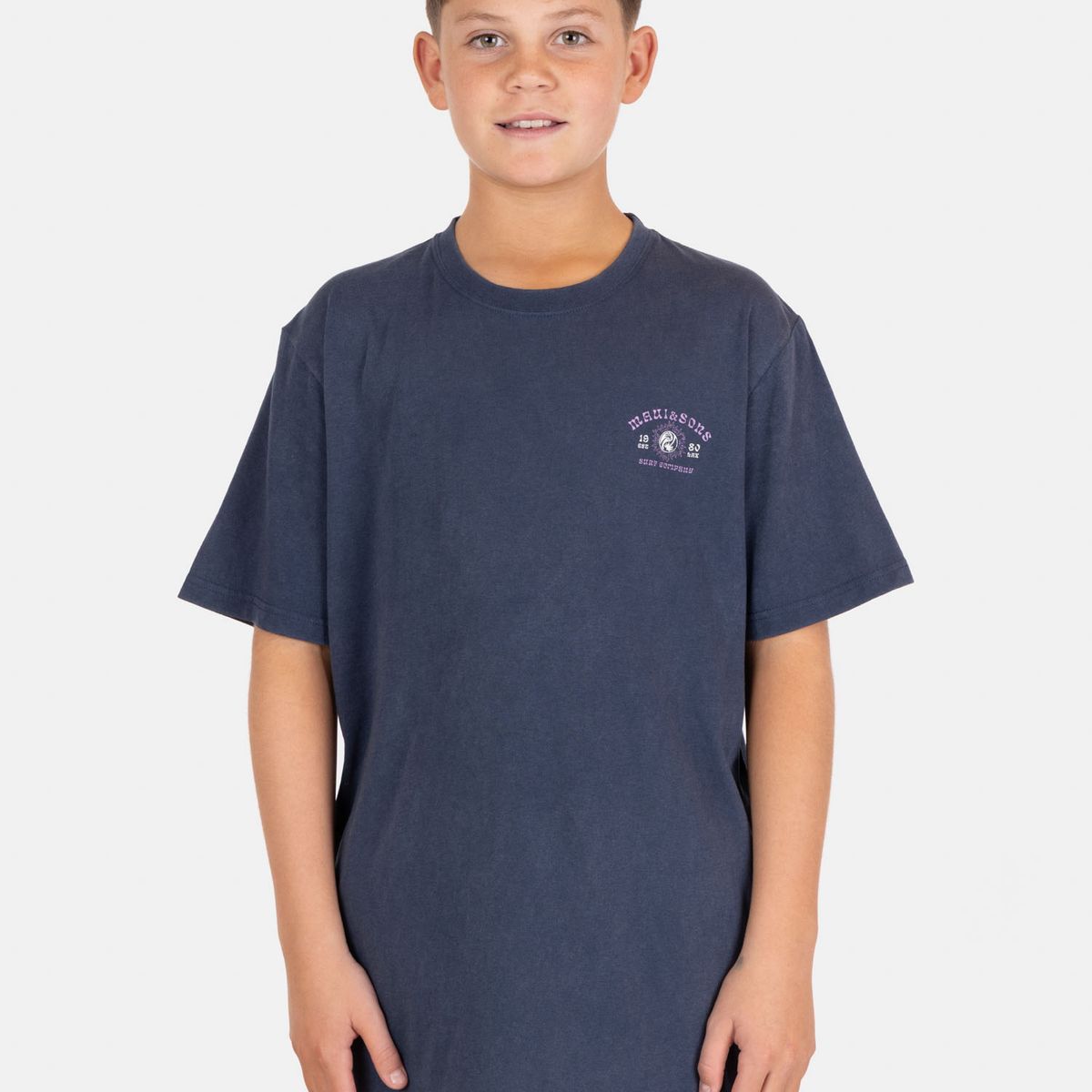 MAUI AND SONS - Polera MC SunCore Azul Infantil Maui And Sons - Azul