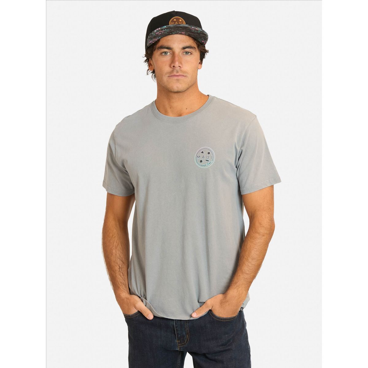 MAUI AND SONS - Polera MC Lawoja Gris Hombre Maui And Sons - Gris