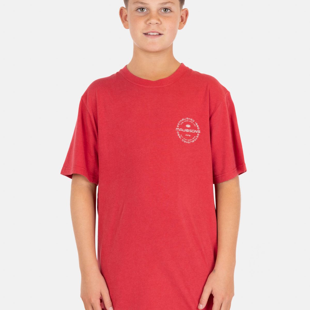 MAUI AND SONS - Polera MC KickRide Rojo Infantil Maui And Sons - Rojo