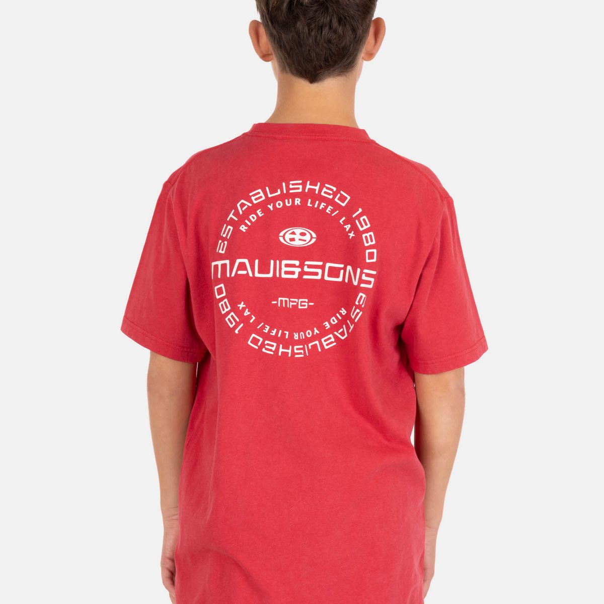 MAUI AND SONS - Polera MC KickRide Rojo Infantil Maui And Sons - Rojo