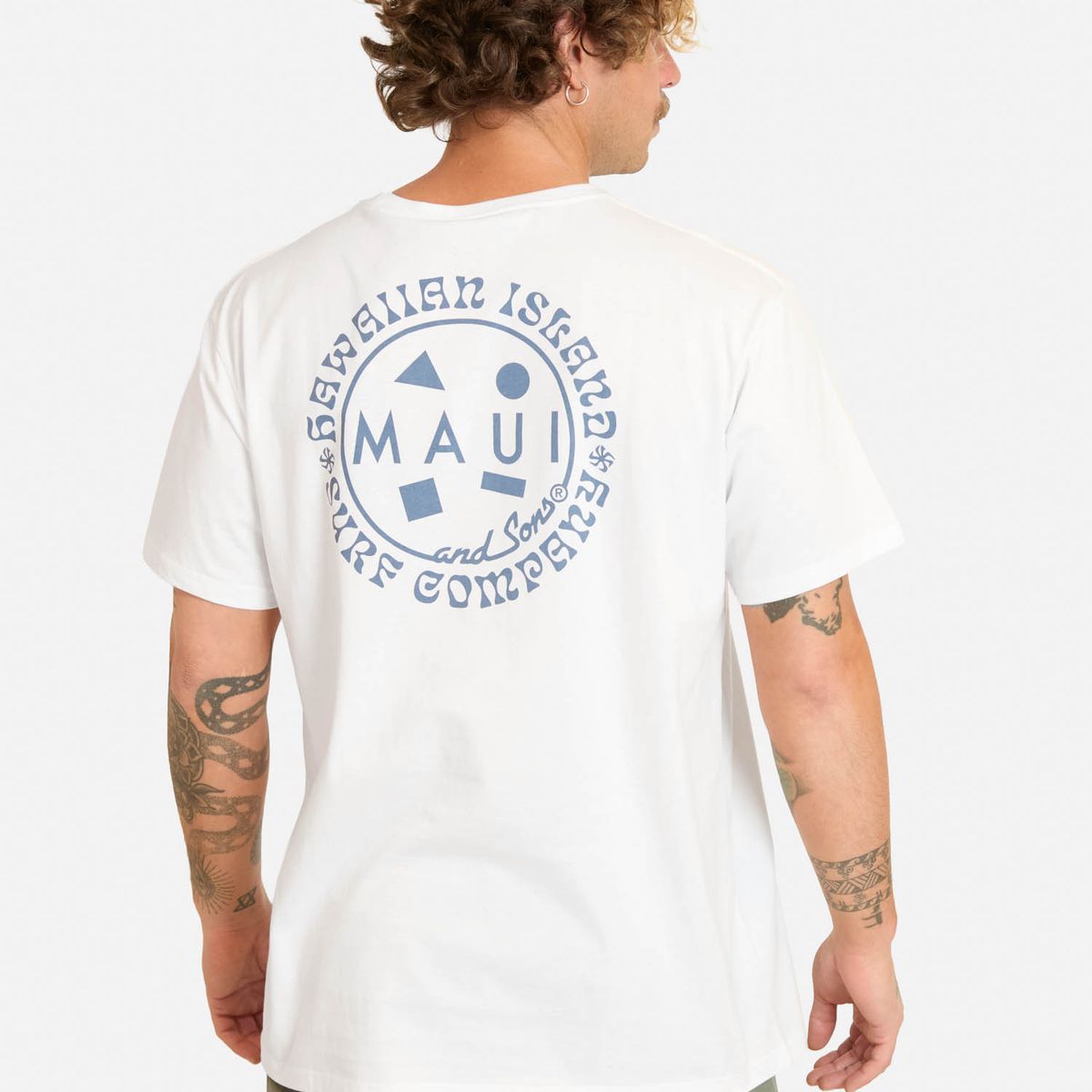 MAUI AND SONS - Polera MC Herula Blanco Hombre Maui And Sons - Blanco